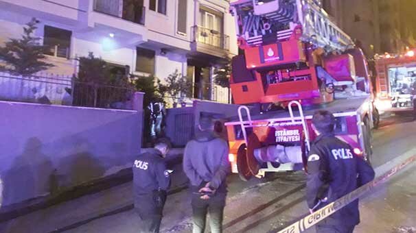 Kartal'da 6 katlı binada yangın: 15 kişi kurtarıldı