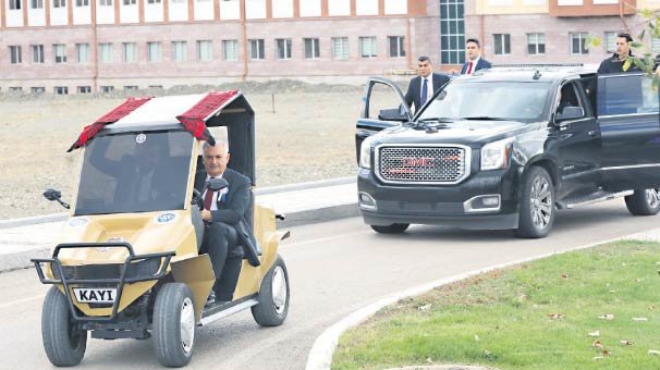 ‘Kayı’ ile deneme sürüşü yaptı