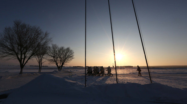 Kazakistan'da kutup soğukları hayatı durdurdu