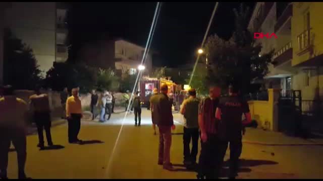 Kırıkkale'de evde çıkan yangında mahsur kalan çocuk kurtarıldı