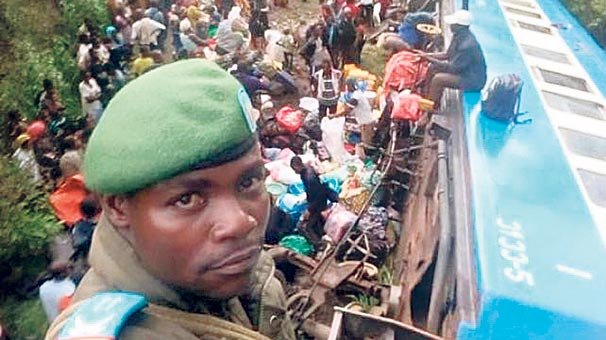 Kongo’da tren kazası