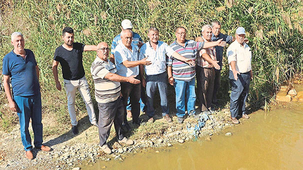 Köylülerden 'kanlı dere' nöbeti