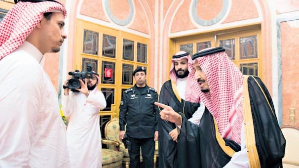 Kral Selman, Kaşıkçı’nın ailesini kabul etti