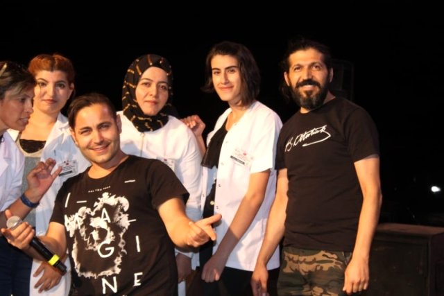 Levent Vadisi'nde kuaförlerden gösteri