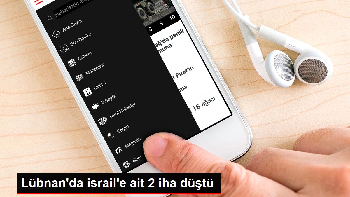 Lübnan'da israil'e ait 2 iha düştü