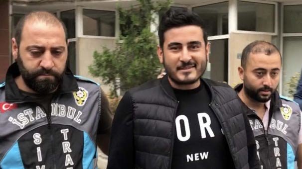 Lüks otomobilli trafik magandası yakalandı