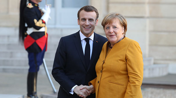 Macron ve Merkel'den Brexit açıklaması
