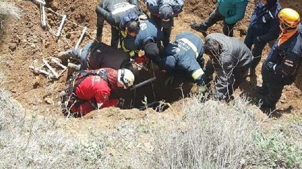 Maden kuyusuna düşmüştü! 6 saatte kurtarıldı