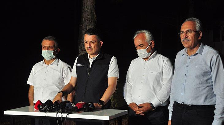 Manavgat yangınında son durum! Bakan Pakdemirli açıkladı