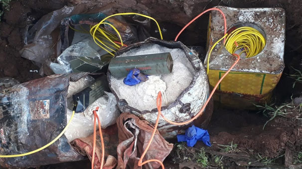 Mardin kırsalında 350 kilogram patlayıcı ele geçirildi
