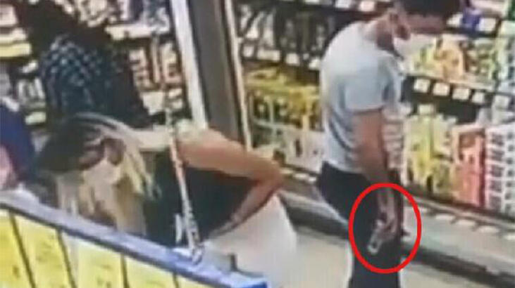 Markette yaptığı şey şoke etti! Her yerde aranıyor