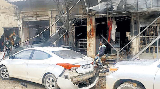 Menbiç’te canlı bombalı saldırı