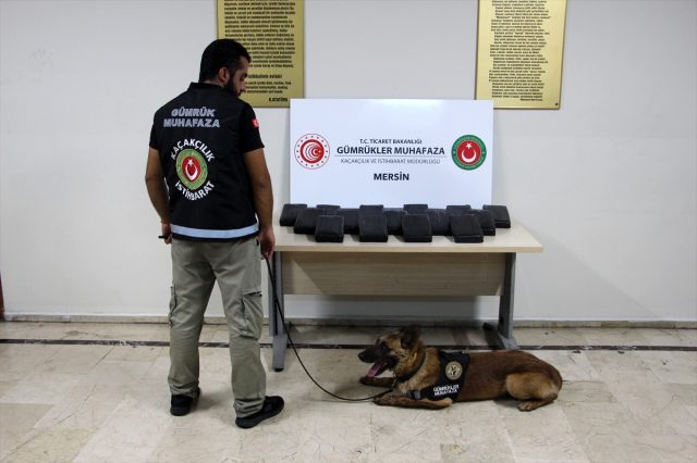 Mersin Limanı'nda yaklaşık 24 kilogram kokain yakalandı