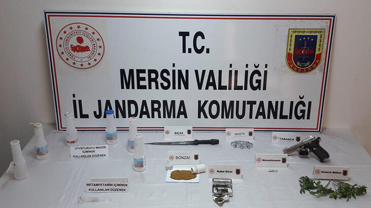 Mersin'de 15 kök Hint keneviri ele geçirildi