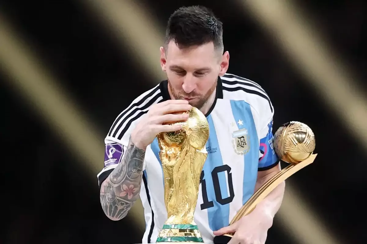 Messi'nin favori golü sanat eseri oluyor