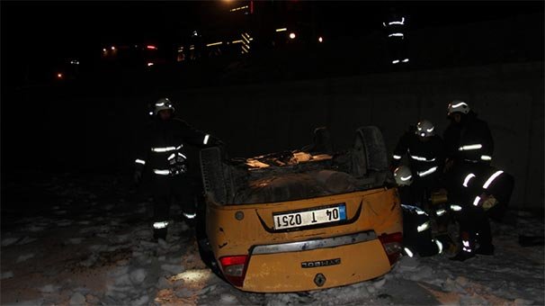 Metrelerce yükseklikten uçuruma yuvarlandılar