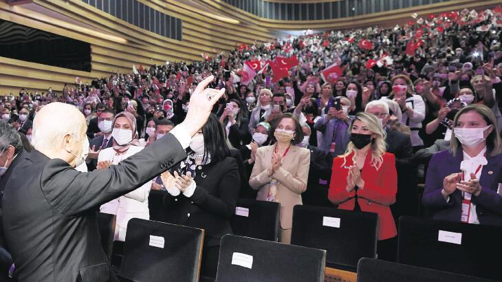 MHP Lideri Devlet BAHÇELİ: 'Kadınlara el kaldıran alçaktır'