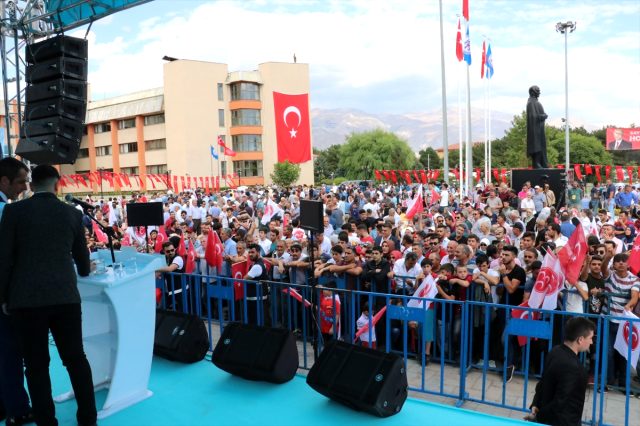 MHP'nin Erzincan mitingi