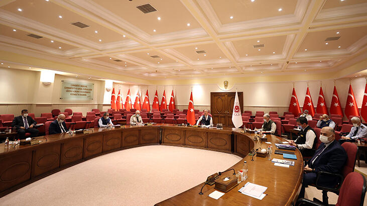 MSB'de 'Covid-19 ile mücadele toplantısı'
