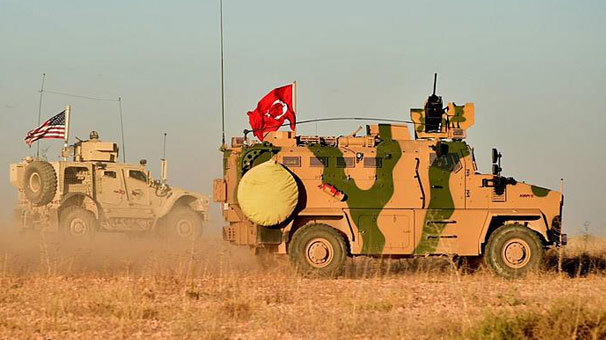 Münbiç'te Türkiye-ABD arasında 5. devriye icra edildi