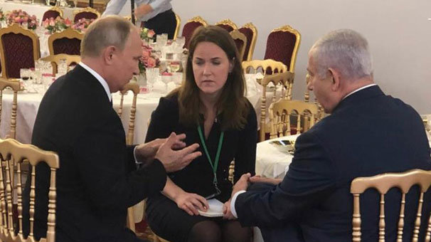 Netanyahu ile Putin Paris'te görüştü