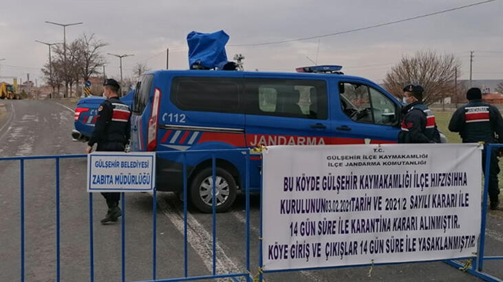 Nevşehir'de bir köye mutasyonlu virüs karantinası