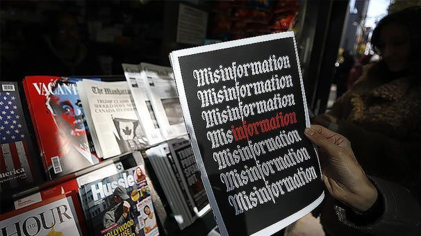 New York'ta 'sahte haber' standı açıldı