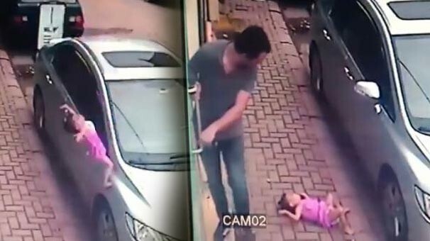 O anlar saniye saniye görüntülendi! 2 yaşındaki Rava...