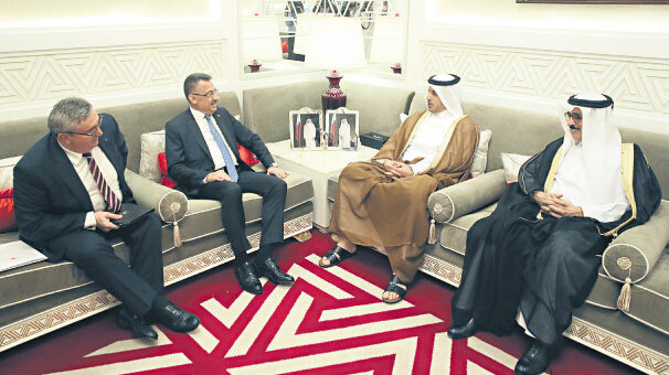 Oktay, Katar’da Al Sani ile görüştü