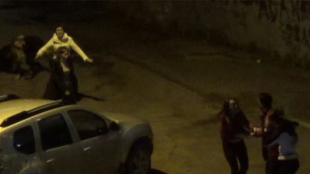 Ortalık bir anda savaş alanına döndü!