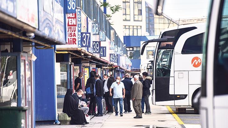 Otogarlarda hareket başladı