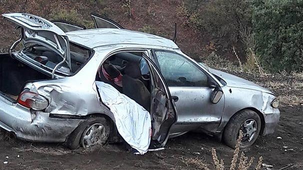 Otomobil takla attı: 1 ölü, 3 yaralı