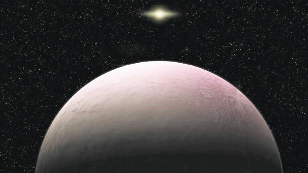 Pembe bir gök cismi