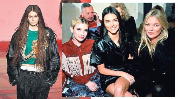 Podyumda değildi ama...