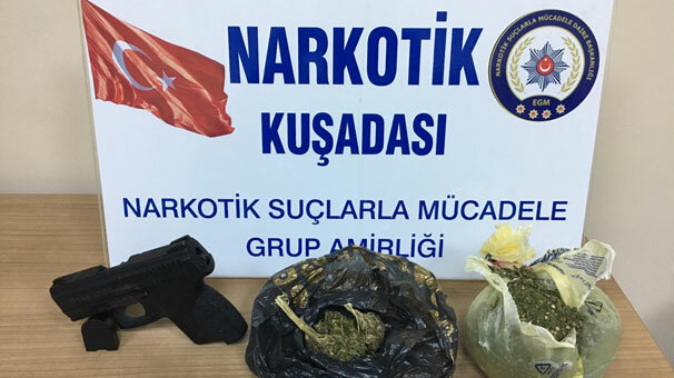 Polisten kaçan araçtan esrar çıktı