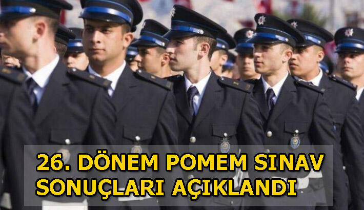 POMEM 26. dönem sınav sonuçları açıklandı! 26. dönem POMEM sınav sonucu sorgulama ekranı