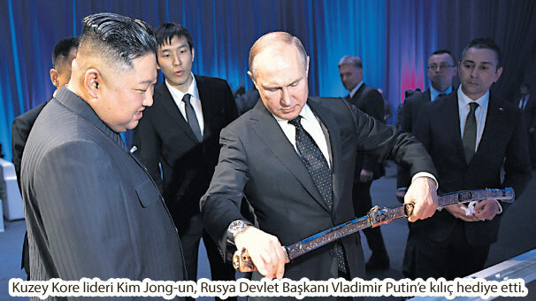 Putin ve Kim ilk kez bir araya geldi