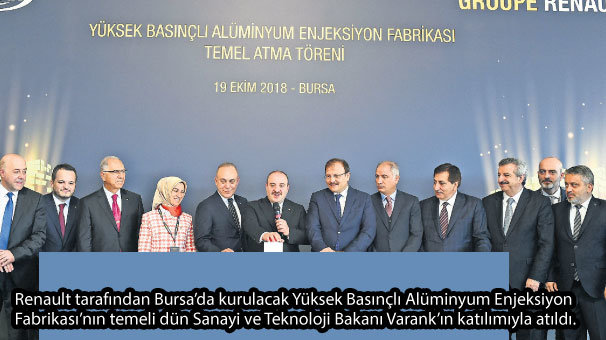 Renault’dan Bursa’ya 100 milyon euro