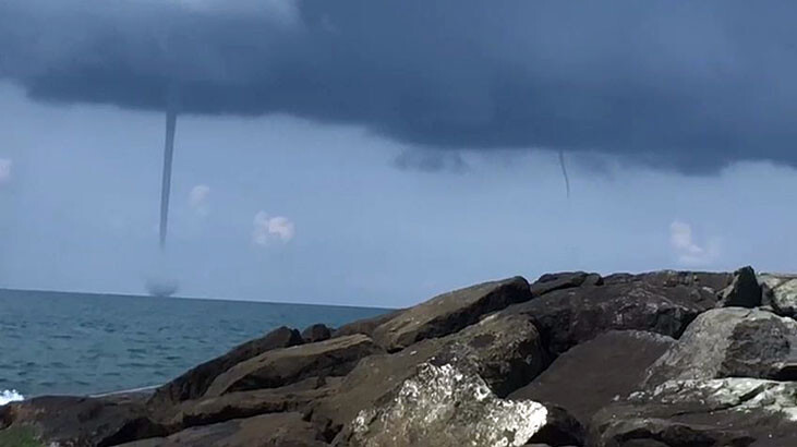 Rize Fındıklı'da hortum paniği