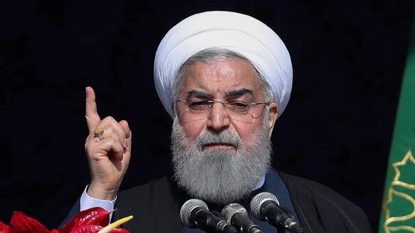 Ruhani: ABD bu ağır şartlarda İran'a karşı yaptırımları şiddetlendiriyor