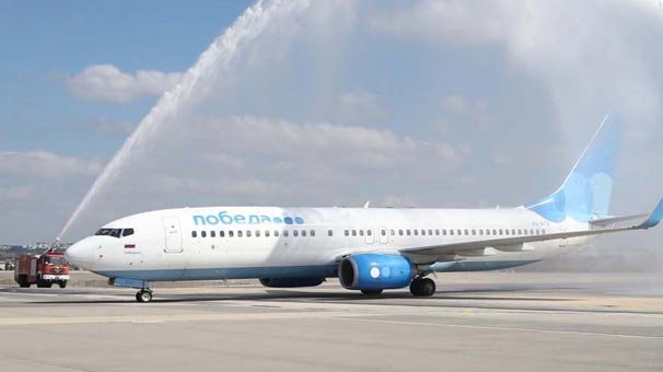 Rus Pobeda Havayollarının Sabiha Gökçen uçuşları başladı