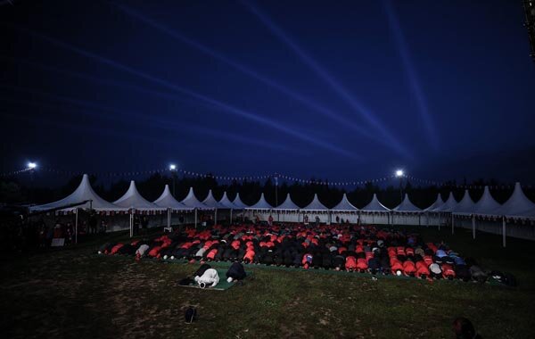 Sabah namazıyla başladı! Gençler atalarının izinde