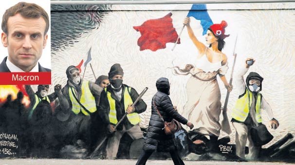 ‘Sarı Yelekliler’ yüzünden o da gitmiyor!