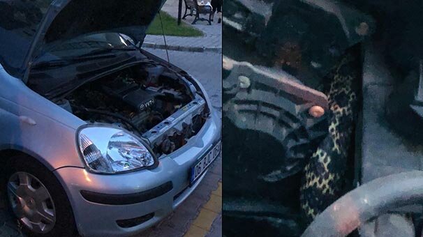 Satılık aracı görmeye geldi! Kaputu kaldırınca...