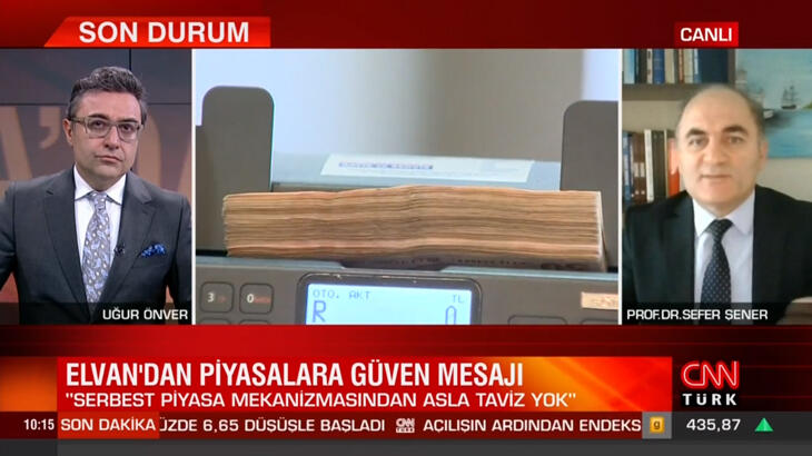 Sefer Şener'den önemli açıklama: Bu geçici bir durum, piyasa yerine oturacaktır
