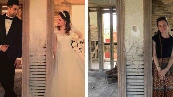 Şehidinin eşi düğün fotoğraflarını tekrardan tek başına çektirdi