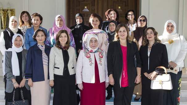 Semiha Yıldırım büyükelçi eşlerini ağırladı