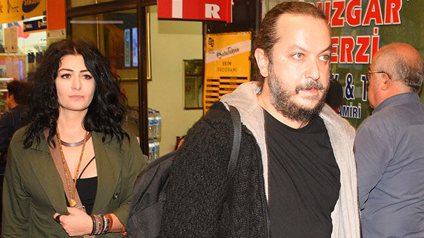 Sevgilisiyle poz vermedi!