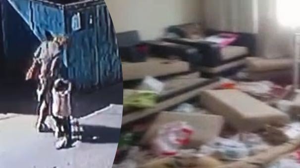 Şiddet gören minik kızın annesiyle çöp evde yaşadığı ortaya çıktı