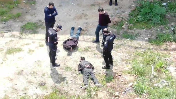 Sokağa çıkma yasağını hiçe saydılar! Kovalamaca böyle bitti